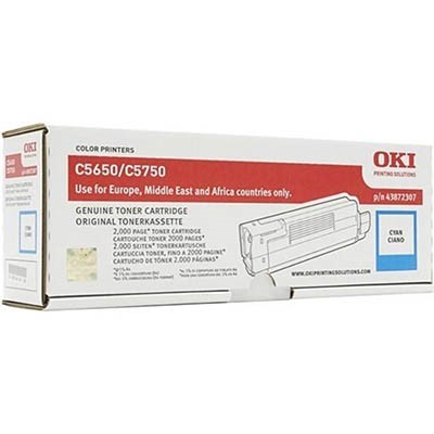 OKI 43872311 C5650C5750 TONER CARTRIDGE CYAN