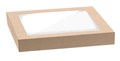 KRAFT CATER LID SMALL 225 X 225 X 60MM MUST BE PURCHASED WITH BASE PK 10 CTN 100