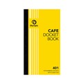 OLYMPIC CAFE DOCKET BOOK NO401 70 X 125MM 100PAGES YELLOW