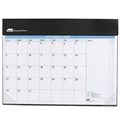 SASCO 10552 DELUXE 512 X 376MM DESK PLANNER MONTH TO VIEW BLACK