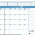 SASCO 10552RFL DELUXE REFILL PACK 12 SHEETS DESK PLANNER MONTH TO VIEW