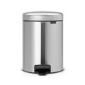 BRABANTIA PEDAL BIN NEWICON 5L FPP MATTE STEEL