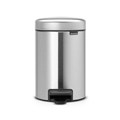 BRABANTIA PEDAL BIN NEWICON 3L FPP MATTE STEEL