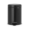 BRABANTIA PEDAL BIN NEWICON 5L MATT BLACK