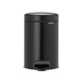 BRABANTIA PEDAL BIN NEWICON 3L MATT BLACK