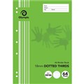 OLYMPIC DB186 BINDER BOOK 18MM DOTTED THIRDS 64 PAGE A4