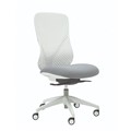 BURO AXON CHAIR NO ARMS WHITE