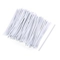 3 PLASTIC TWISTIES WHITE PK 1000
