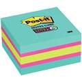 POSTIT 2027SSAFG SUPER STICKY MEMO CUBE 76 X 76MM ASSORTED COLOURS