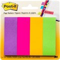 POSTIT 6714AU PAPER PAGE MARKERS 23 X 73MM ASSORTED PACK 4