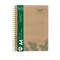 ECOWISE 41SECB DIARY DAY TO PAGE WIRE BOUND A4