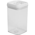 CONNOISSEUR FLIPTITE CANISTER SQUARE 24 LITRE CLEAR