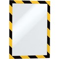 DURABLE DURAFRAME SECURITY FRAME A4 YELLOWBLACK PACK 5