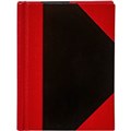 SPIRAX NOTEBOOK CASEBOUND RULED 100 LEAF A4 BLACKRED