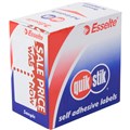 QUIKSTIK LABEL DISPENSER SALE PRICE WASNOW 44 X 65MM ORANGEWHITE PACK 100