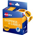 AVERY 937311 MESSAGE LABELS SALE 24MM ORANGE PACK 500