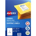 AVERY 959091 L7167 SHIPPING LABEL SMOOTH FEED LASER 1UP WHITE PACK 250