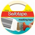 SELLOTAPE 960504 MASKING TAPE 24MM X 50M CREAM