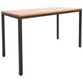 RAPIDLINE STEEL FRAME DRAFTING HEIGHT TABLE 1500 X 750 X 900MM CHERRY
