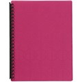 MARBIG DISPLAY BOOK REFILLABLE 20 POCKET A4 PINK