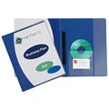 MARBIG PREMIER INSERT COVER FLAT FILE A4 BLUE