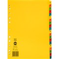 MARBIG DIVIDER MANILLA AZ TAB A4 BRIGHT ASSORTED