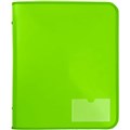 MARBIG ZIPPER BINDER 25MM 2D LIME