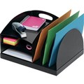 MARBIG DESKTOP ORGANISERS METAL 2 WAY BLACK