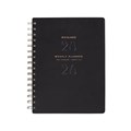 ATAGLANCE  SIGNATURE DIARY WEEK TO VIEW A5 BLACK
