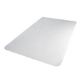 FLOORTEX CHAIRMAT CARPET POLYCARBONATE DEEP PILE RECTANGLE 900 X 1200MM CLEAR