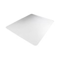 FLOORTEX CHAIRMAT MULTIPURPOSE PVC RECTANGLE 750 X 1200MM CLEAR