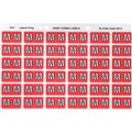 AVERY 43313 LATERAL FILE LABEL SIDE TAB COLOUR CODE M 25 X 38MM PINK PACK 180
