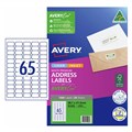 AVERY 952006 PREMIUM SHIPPING LABELS WITH AVERYECO 65UP WHITE 20 SHEETS