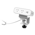 SYLEX DESKTOP POWER MODULE CLAMP WHITE