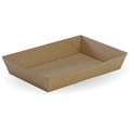 ECO KRAFT TRAY 4 225 X152 X45MM SLV125 CTN 250