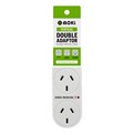 MOKI DOUBLE ADAPTOR VERTICAL WITH SURGE PROTECTION