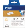 BROTHER DK11208 LABEL ROLL 38 X 90MM WHITE ROLL 400