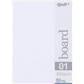 QUILL BOARD 200GSM A5 WHITE PACK 50