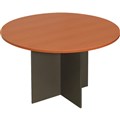 RAPID WORKER ROUND MEETING TABLE 900MM CHERRYIRONSTONE