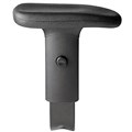 BURO METRO  ROMA CHAIR ARMS ADJUSTABLE BLACK PAIR