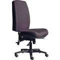 DAL ERGOSELECT STRIDE CHAIR EXTRA HIGH BACK BLACK NYLON BASE NO ARMS LARGE SEAT FABRIC BLACK