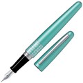 PILOT MR3 FOUNTAIN PEN AQUA DOTS MEDIUM NIB BLACK