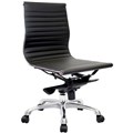 AERO MANAGERS CHAIR MEDIUM BACK PU BLACK
