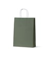 MEDIUM EARTH GREEN PAPER BAG 350 X 260 X 90MM