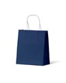 SMALL EARTH NAVY PAPER BAG 200 X 170 X 100MM