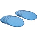 ELIZABETH RICHARDS TEN FRAMES CARPET DISCS LIGHT BLUE PACK 10
