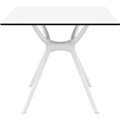 SIESTA AIR TABLE 800 X 800MM WHITE