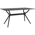 SIESTA AIR TABLE 1400 X 800MM BLACK