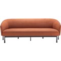 RAPIDLINE COSMOS LOUNGE CHAIR 3 SEATER RUST