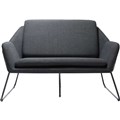 RAPIDLINE CARDINAL TWO SEATER ARM CHAIR CHARCOAL